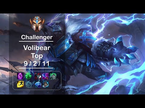 [4K] Challenger Volibear Top (9/2/11) Ep.596