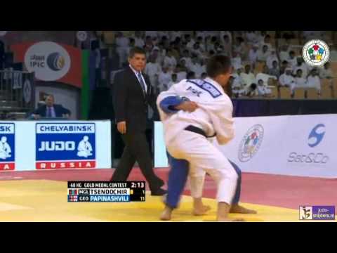 Judo 2015 Grand Slam Abu Dhabi: Stend-Ochir (MGL) - Papinashvili (GEO) [-60kg] final