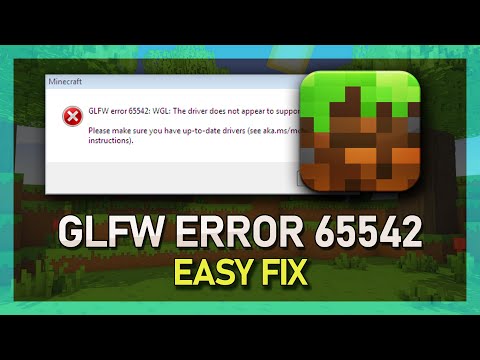 tech How - Fix Minecraft GLFW Error 65542: WGL The Driver Does Not Appear To Support OpenGL