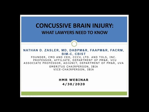 Concussive Brain Injury: What Lawyers Need to Know