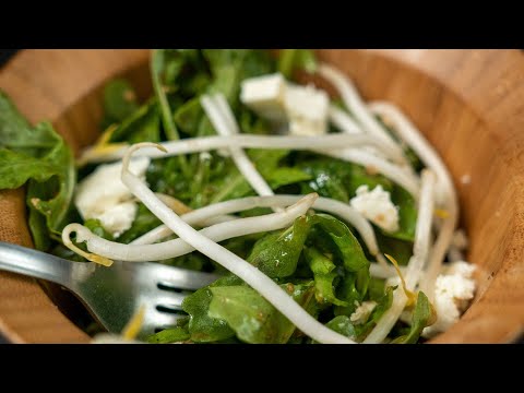 Avocado Goat Cheese Salad with Maple Balsamic Dressing (Sugar free)