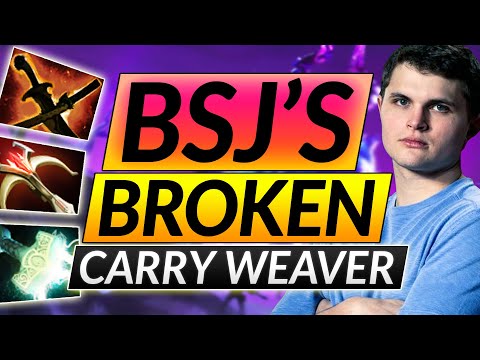 BSJ's WEAVER is TOO GOOD and I AM BURNING with JEALOUSY - CARRY Tips and Tricks - Dota 2 Guide