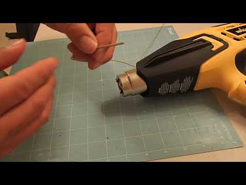 Building and welding a fly line loop