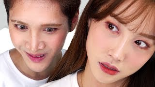Coco asked me to do &quot;sugar cake&quot; inspired makeup on her idk lol - Edward Avila