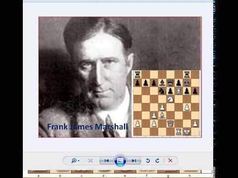 Prettiest Checkmates : 28. Frank James Marshall Vs Harry Nelson Pillsbury, 1904.