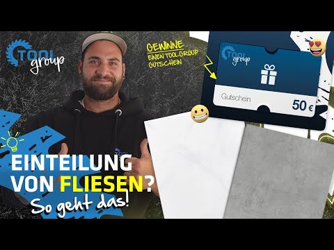 Wie teilt man Fliesen auf? Die ersten Schritte zur perfekten Einteilung von Fliesen! || ToolGroup