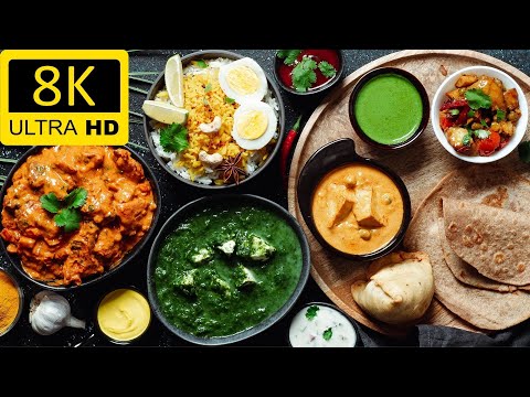 The Most Delicious Indian Food in the World in 8K