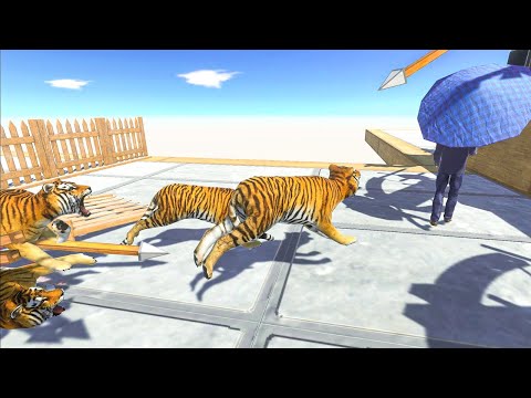 RANGE WEAPONS Vs UNITS - BALISTA PROTECT COWARD COLE - Animal Revolt Battle Simulator