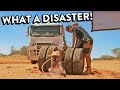 Rough Roads Take Truck's Steering Leg Completely Off!