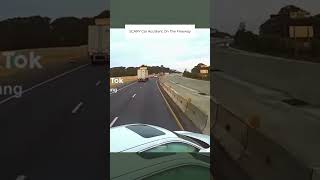 Scary accident on the freeway — one sudden lane change and everything went downhill fast.