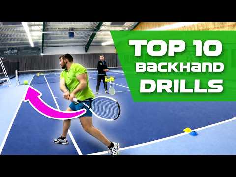 10 TENNIS BACKHAND DRILLS ✅ (Perfect for Coaches & Serious Players)