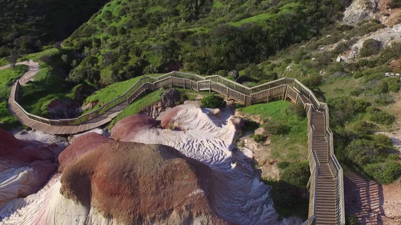 Dive into the aerial panoramas of Hallett Cove Conservation Park.