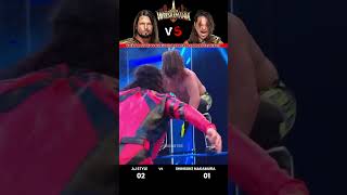 Download lagu Every AJ Style vs Shinsuke Nakamura 1 on 1 Match Result Edit💥 #wwe mp3