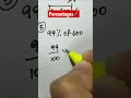 How to calculate Percentages?
