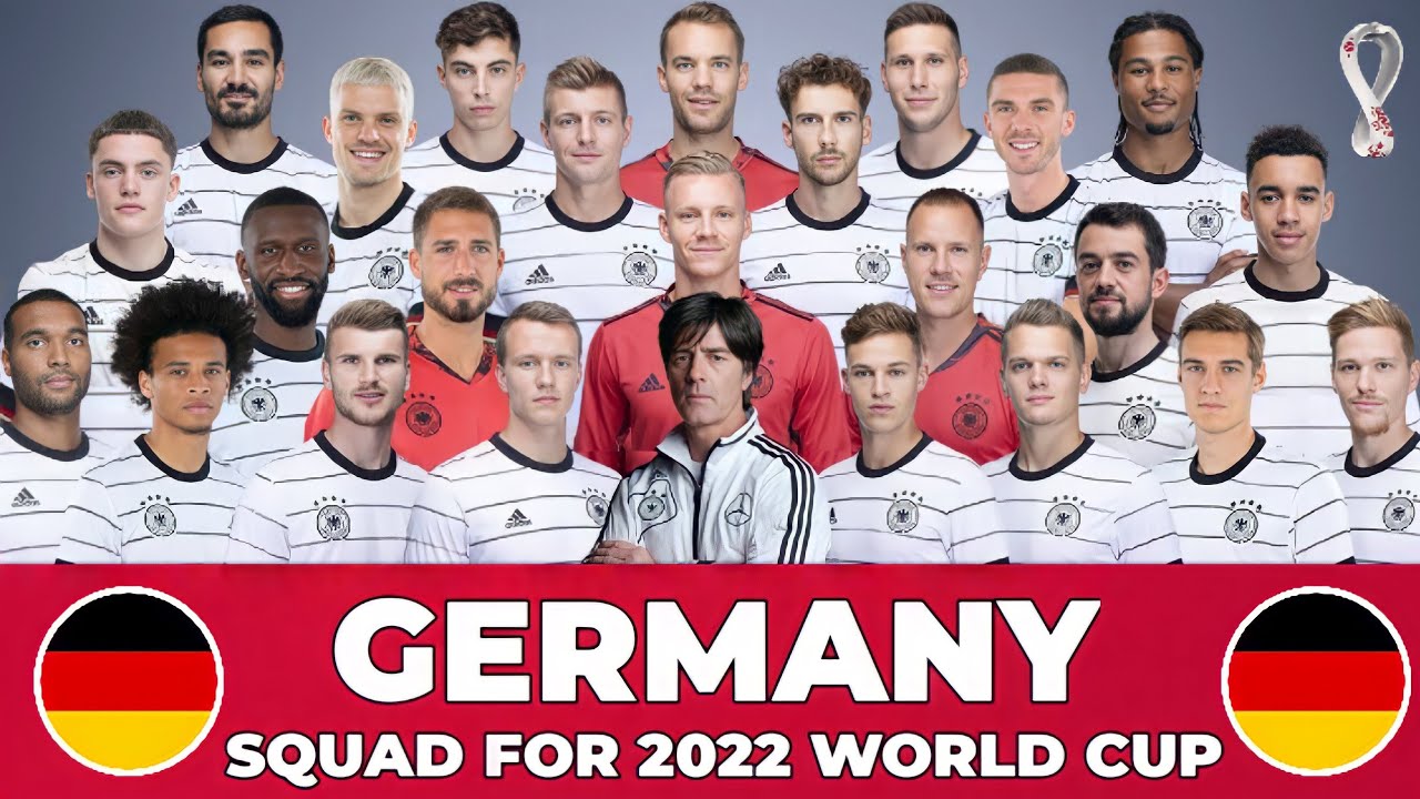 Germany Squad For 2022 World Cup | Germany World Cup Squad 2022 | 2022 Germany squad