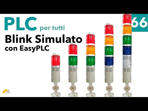 Simulare un semaforo lampeggiante con EasyPLC - Video 66