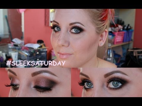 SLEEK SATURDAY:  TUTORIAL - STORM PALETTE