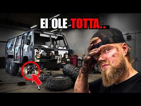 PILASIKO TÄMÄ 6X6 ARMEIJA-VOLVON ISLANNIN REISSUN?