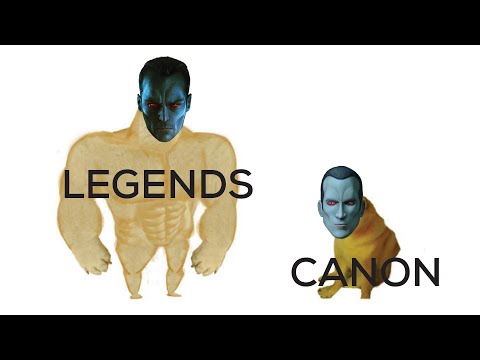 How do Legends and Canon Thrawn Compare?