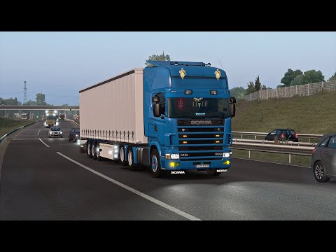 [ETS2 1.36] Euro Truck Simulator 2 - Scania R 4 series - NaturaLux - Spre Corsica cu pauza in Lyon