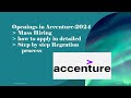 Registration Process In Accenture Accenture2024 Accenturedrive Accentureoffcampusdrive
