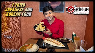 Trying japanese and korean food for the first time in Hokkaido Restaurant was it worth it 