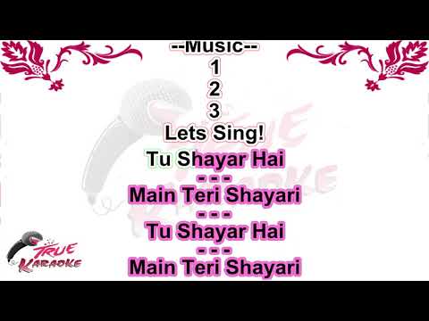 (90's Special) Tu Shayar Hai | Full Karaoke With lyrics | Alka Yagnik | Saajan