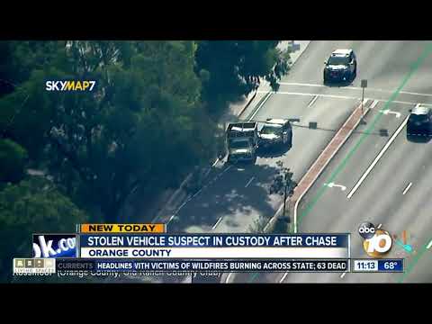 Police use pit maneuver in Orange County chase
