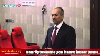 Rehber Öğretmenlerine Çocuk İstismarı Semineri