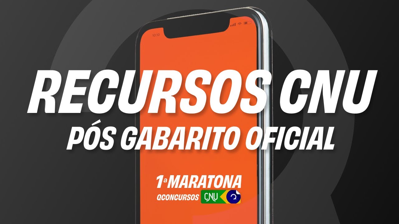 CNU: Apresentação dos Recursos pós gabarito oficial [Concurso Nacional Unificado]