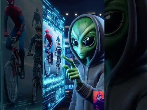 Kidnapped by Aliens 💥| Spider-Man, Venom & Captain Save the Day! #shorts #spiderman