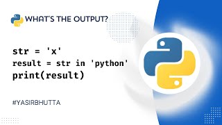 Python Operator Quiz #84: Python `in` Operator | Python For Beginners
