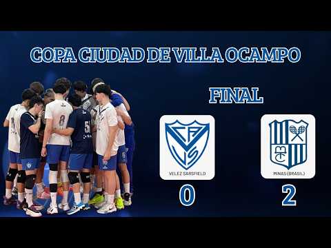 VELEZ 0 - 2 MINAS TENIS DE BRASIL. COPA CIUDAD DE VILLA OCAMPO