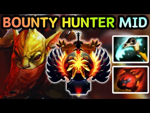 🔥 THIS IS HOW BOUNTY HUNTER MID PRINTS GOLD AND KILLS | DOTA 2 GAMEPLAY 🔥