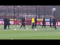 Feyenoord trainde woensdagmiddag met een klein groepje