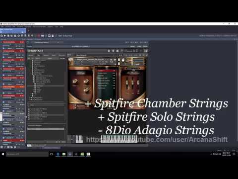 Vienna Orchestral Strings, Spitfire Chamber Strings and 8Dio Adagio Violins (Strings Layering)