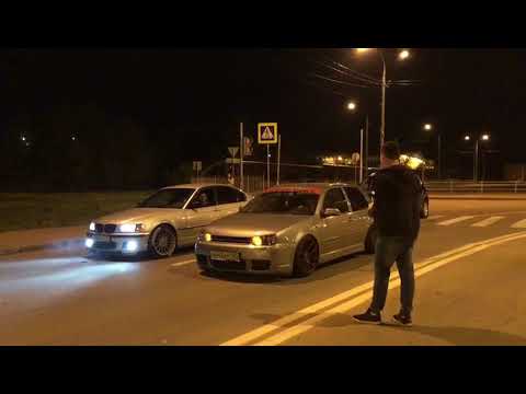 BMW 330 231hp vs VW Golf 1.8T 180hp