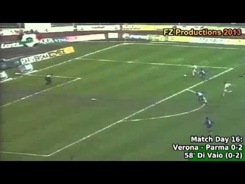 Serie A 2000-2001, day 16 Verona - Parma 0-2 (Di Vaio 2nd goal)