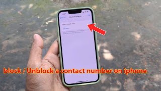 How to unblock a number on iphone 13 12 11