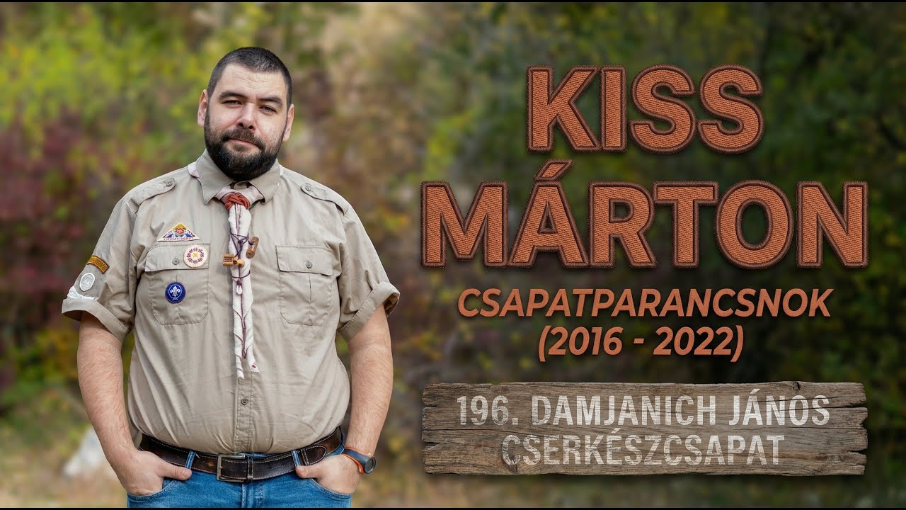 Kiss Márton csapatparancsnok interjú videó előnézet (2016-2022)