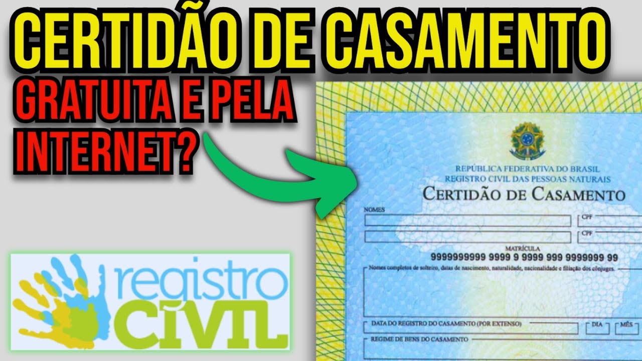 COMO TIRAR CERTIDÃO DE CASAMENTO GRATUITA E ONLINE? 2025