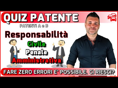 DRIVING LICENCE QUIZ: CIVIL, CRIMINAL AND ADMINISTRATIVE LIABILITY. Not making MISTAKES is possib...