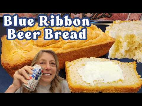 Blue Ribbon Beer Bread - Quick Yeast Bread - Effortless No Knead No Wait - The Hillbilly Kitchen