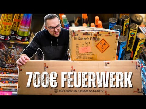 We're unpacking €700 worth of fireworks from Pyroland!