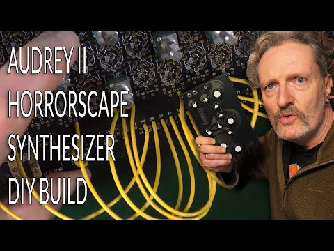 Synthux Academy Audrey II Horrorscape Synthesizer DIY build