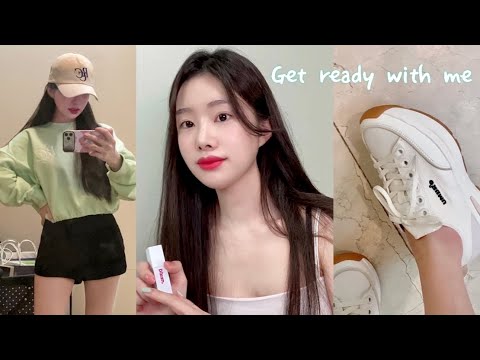 GRWM 같이 준비해용🤗스킨케어 • OOTD • 엄브로토비 • 디칸벨벳매트립 5가지👄겟레디윗미ㅣSee유니