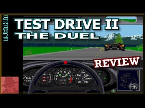 Test Drive II : The Duel - on the SEGA Genesis / Mega Drive - with Commentary !!