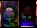 Realistic Glow In The Dark Alien Painting