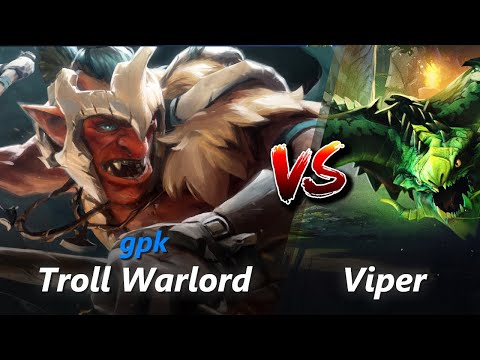 How to Troll Warlord safelane vs Viper/Bounty Hunter (feat. gpk) | First 10 minutes