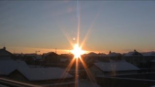 Alberta Sunset Time Lapse December 21 2012